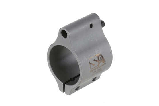 The Superlative Arms adjustable gas block .936 stainless steel features the clamp on style